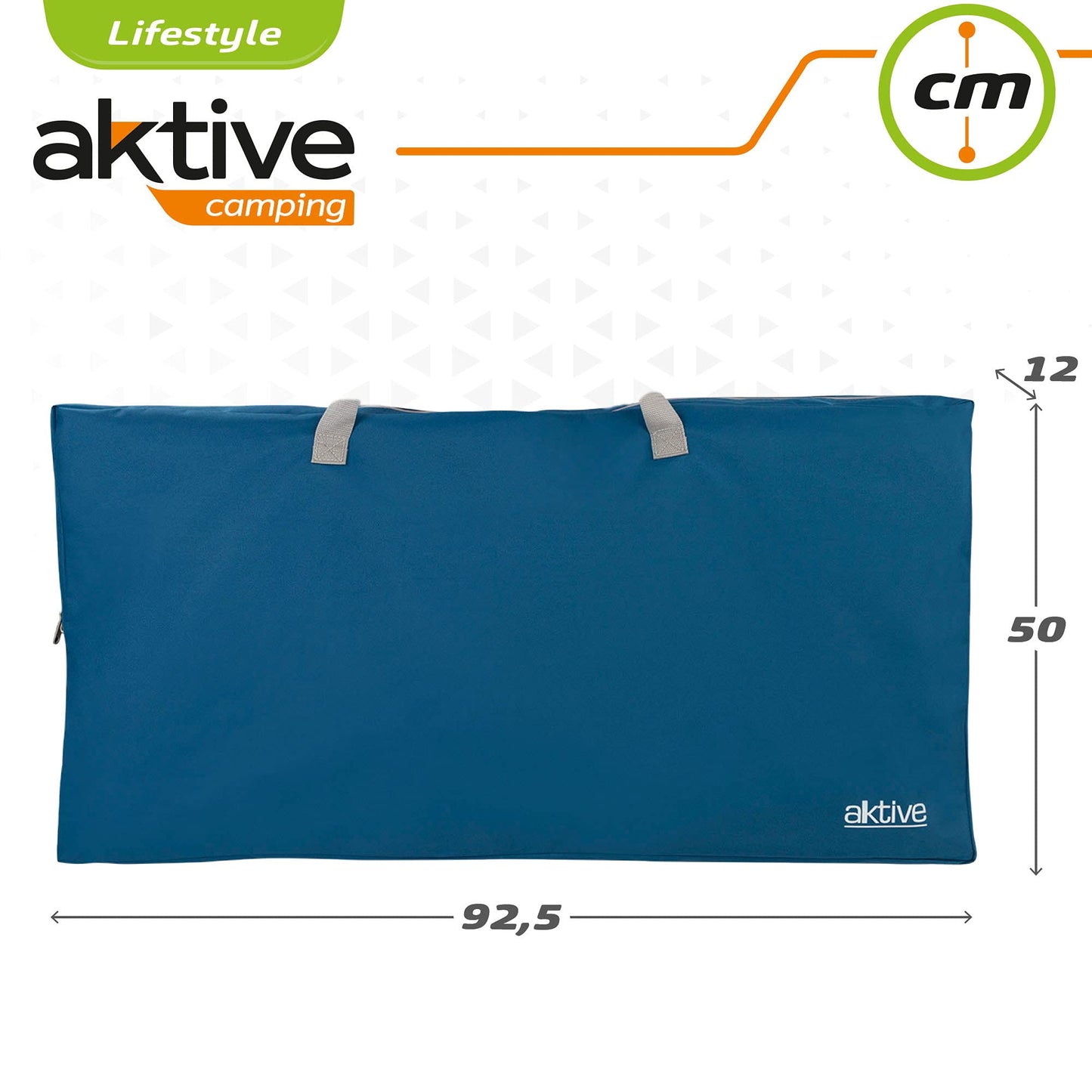 AKTIVE 63014 - Armario de camping con cremallera elevado, medidas 60 x 44 x 67 cm, peso máximo 25 kg, de tela, muebles para acampar