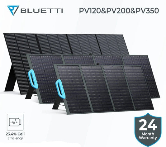 BLUETTI Powerful Panel Solar Portátil 120W 200W 350W 420W