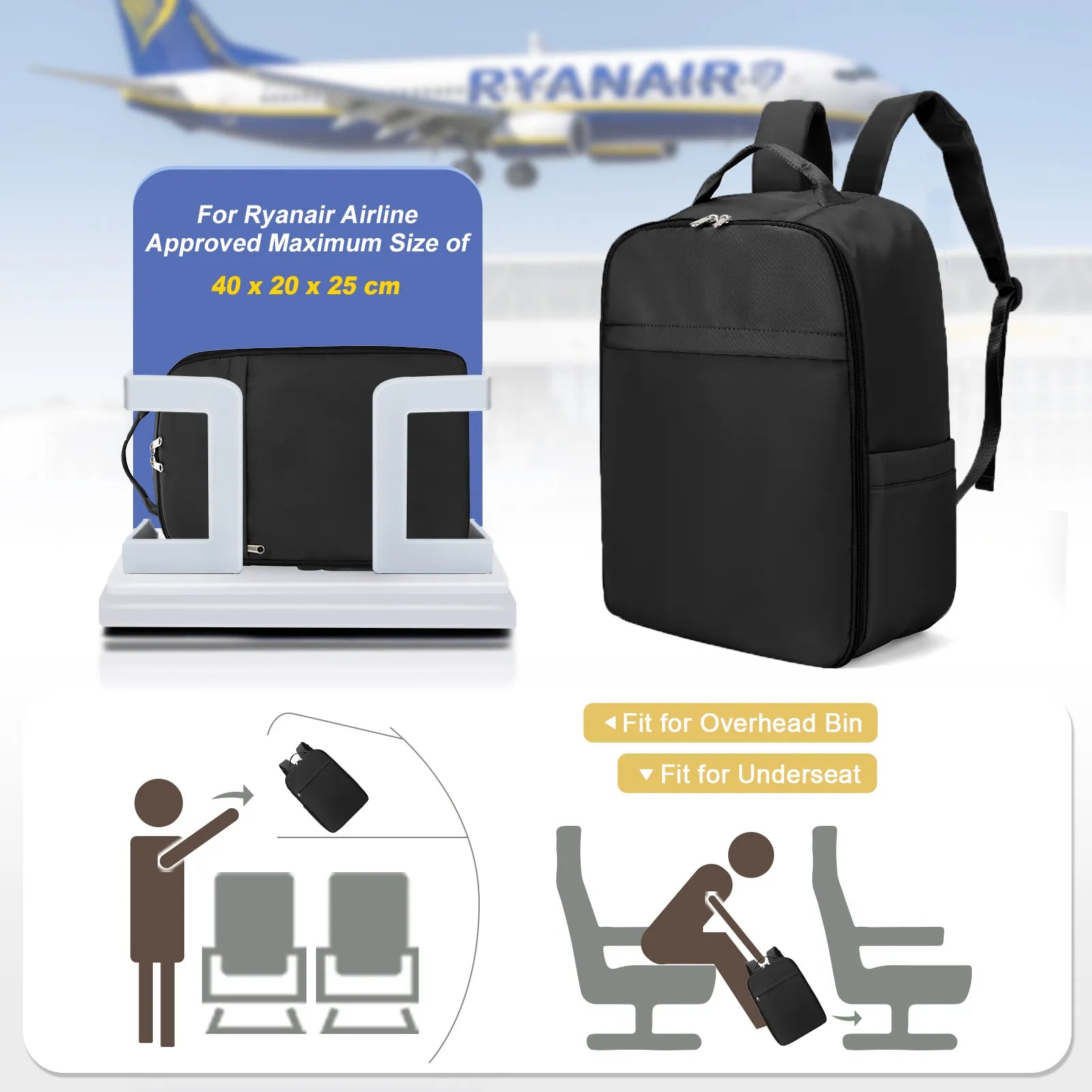 Mochila De Viaje Apta para Ryanair